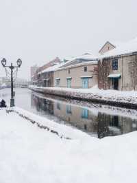 冬日小樽的浪漫物語雪與運河的日與夜