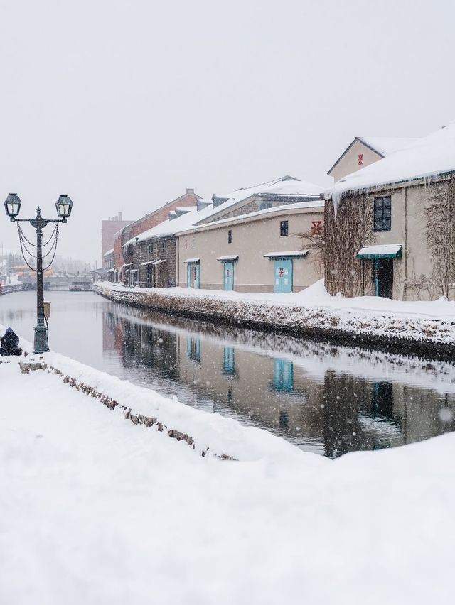 冬日小樽的浪漫物語雪與運河的日與夜