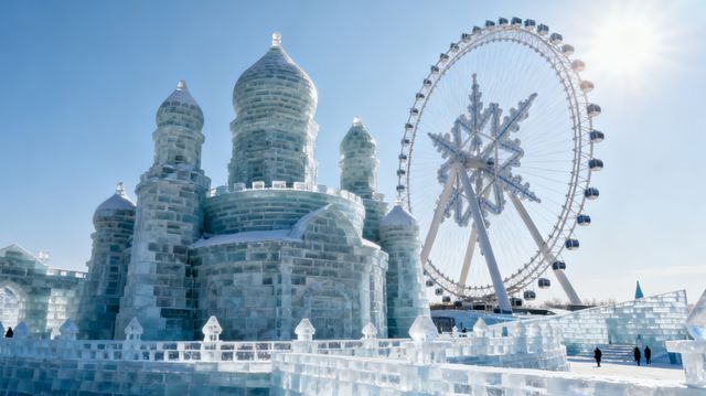 哈爾濱冰雪奇緣開啟：120萬㎡冰雪王國，這波冬日狂歡直接封神