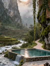 貴州親子探險之旅懸崖酒店+峰林騎行超治癒