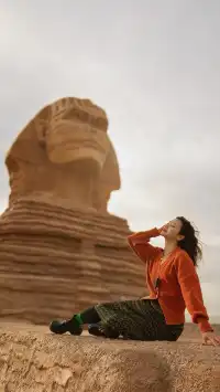 敦煌沙漠驚現「小埃及」！金字塔旁拍出異域風情