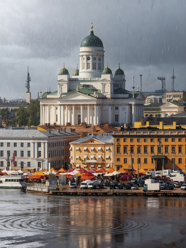 雨中邂逅最美廣場
