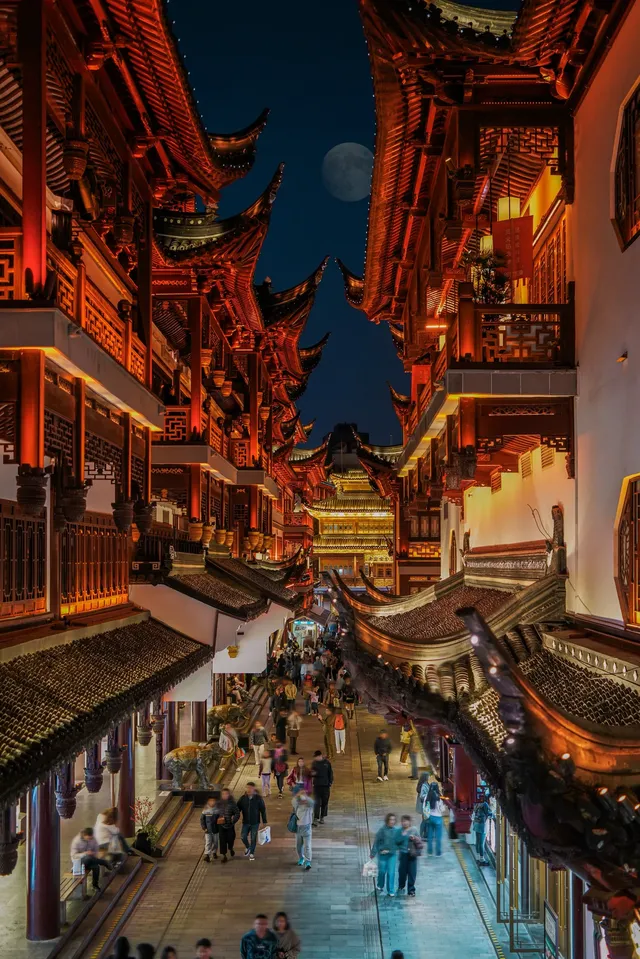 12/1實拍live豫園冬季泛光秀 12/1實拍live豫園冬季泛光秀