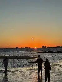 日落，是天空寫給秦皇島的溫柔啊