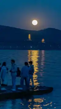 真不是AI我拍到了洱海月升PLUS