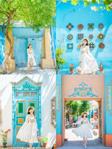 イーニン・カザンチ🩵青いおとぎ話の町に迷い込む｜チェックインルート＋隠れスポット