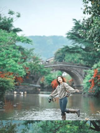The rainy day at Heshun ancient town is absolutely stunning!