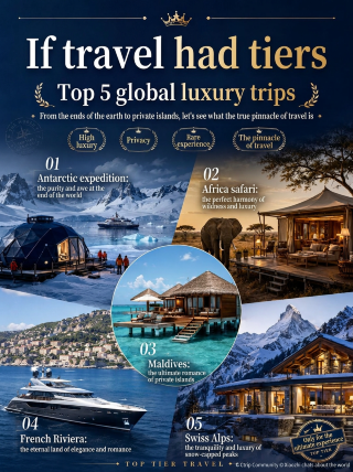 假如旅遊也有段位世界奢華旅行TOP5