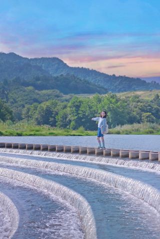 A 1.5h drive from Hefei to a secluded mountain stream summer retreat—it's so refreshing!