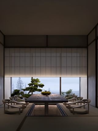 This Wabi-sabi style homestay in Jinan is as beautiful as a living ink wash painting