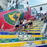 A colorful stairways celebrating Rio 