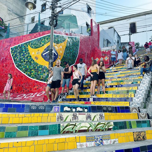 A colorful stairways celebrating Rio 