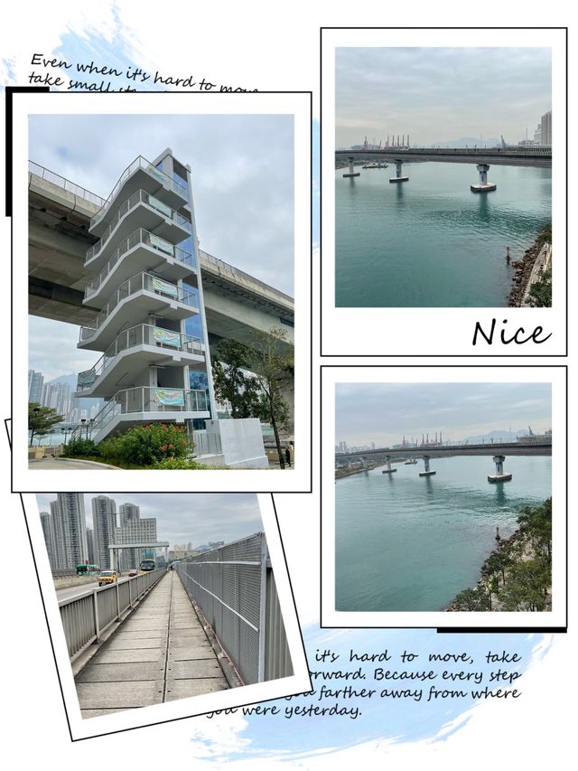 「青衣海濱長廊：舒適環境，適合散步和跑步」