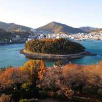돌산대교를 한 눈에 볼 수 있는 돌산공원