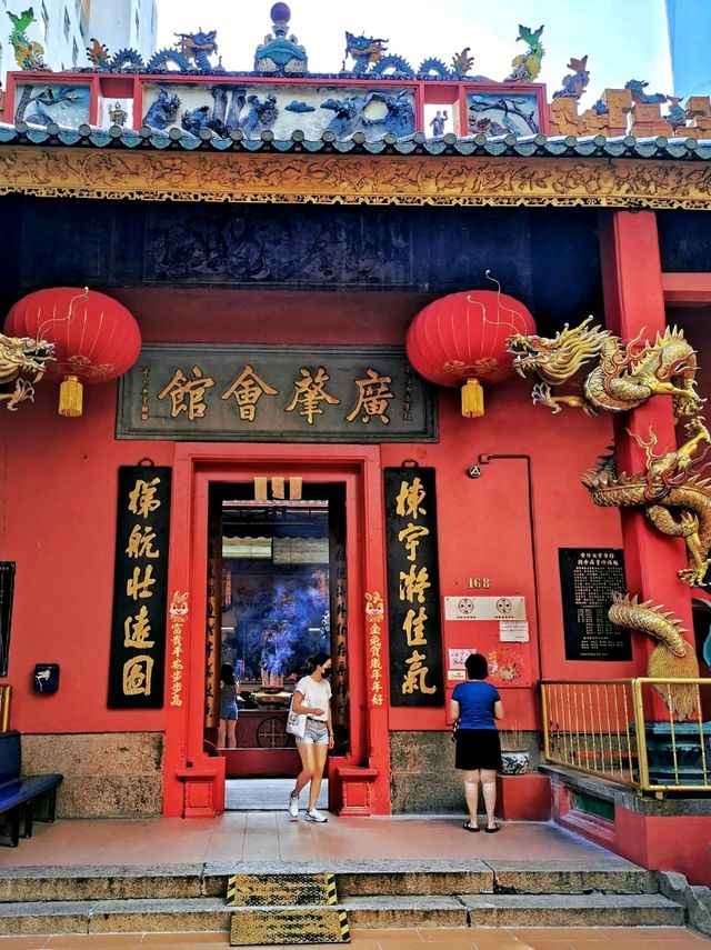 An old temple in KL city center.