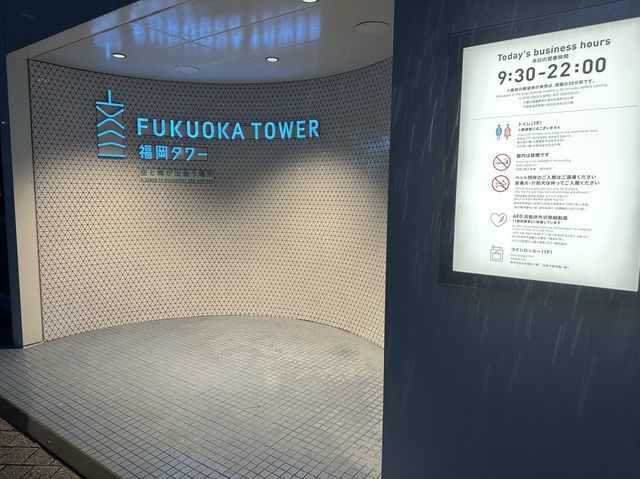 福岡・百道浜。『福岡タワー』を無料で楽しむ『バースデー特典』(夜利用)