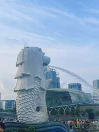 《新加坡》地標級打卡景點 白天晚上各有不同風情-魚尾獅公園