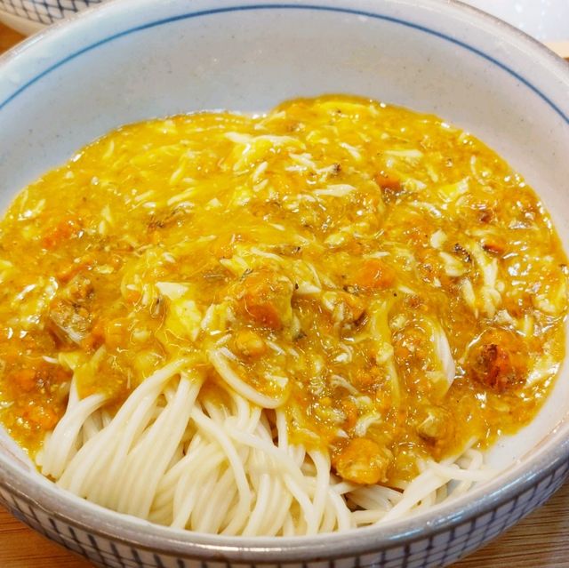 懶人福音🎉海岸城蟹黃撈麵🍜大滿足💟