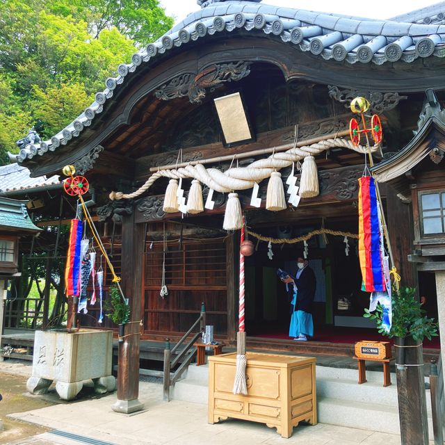 【香川】孔雀藤の岩田神社