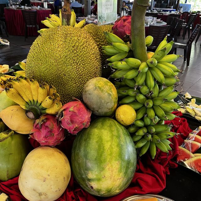 durian season ! fruits n beach ! BBQ! 