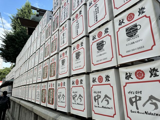 福岡・博多。2023年『博多祇園山笠』が行われる博多の総鎮守『櫛田神社』