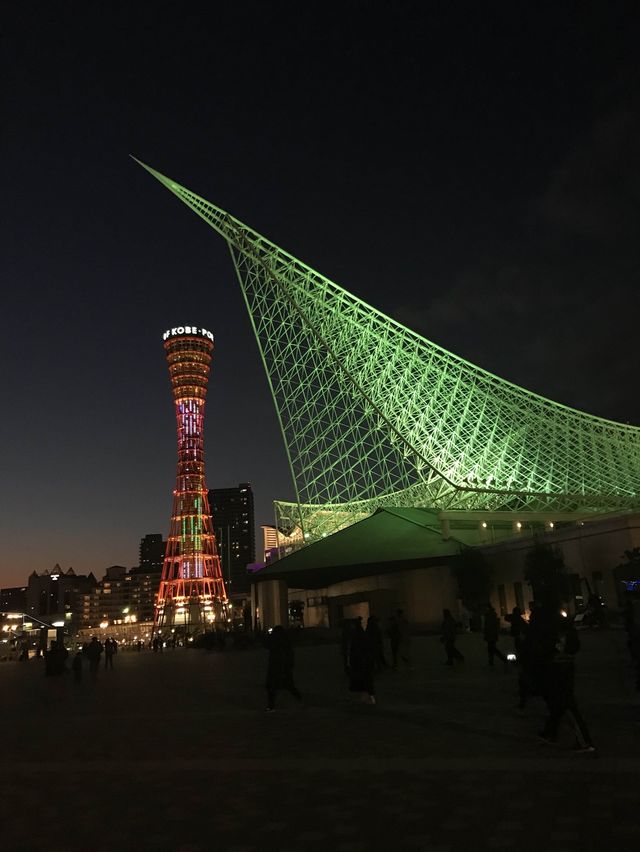 浪漫🌹醉人夜景🌃大阪出發半小時車程必到‼️神户港打卡之旅