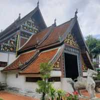 ชมภาพจิตรกรรมฝาผนัง ณ วัดหนองบัว ไทยลื้อ น่าน