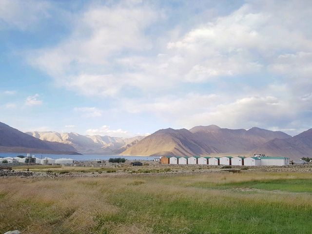 Pangong Lake in the end of summer