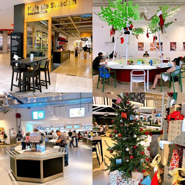 Christmassy IKEA Cafe Tebrau