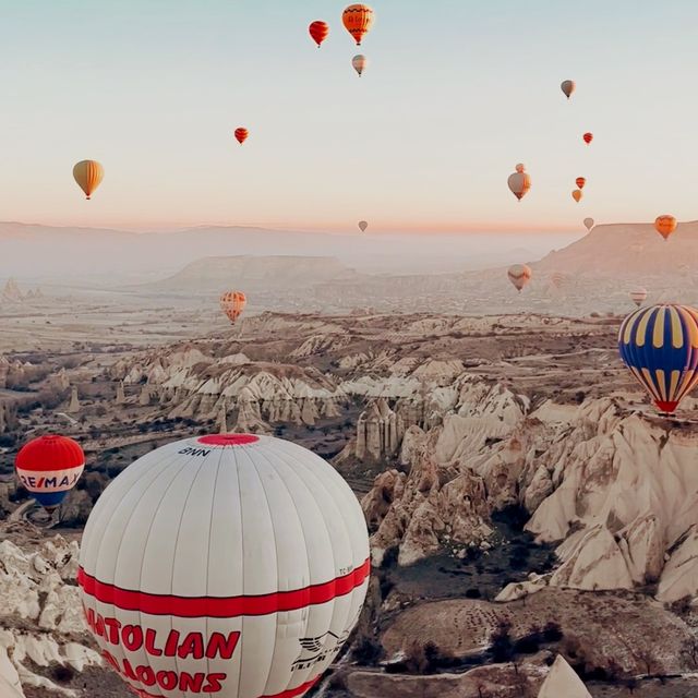 Chasing sunsets in Cappadocia🥰