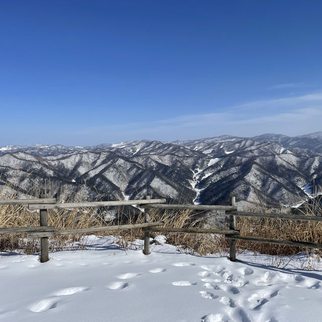 겨울에도 예쁜 강원도 정선 민둥산
