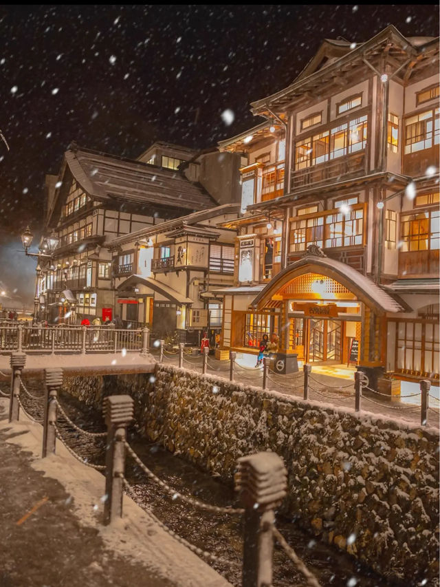 Ginzan Onsen หมู่บ้านออนเซ็นโบราณสวยมาก❄️❄️
