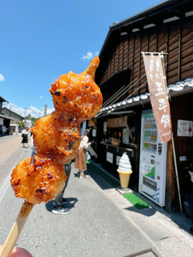 城下町でのんびり『食べ歩き』絶品グルメ