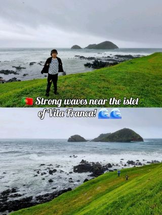 維拉弗蘭卡小島附近風浪強勁！