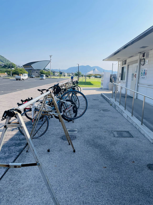 【広島県:しまなみ海道】レモンの島の象徴的オブジェ「瀬戸田サンセットビーチ」