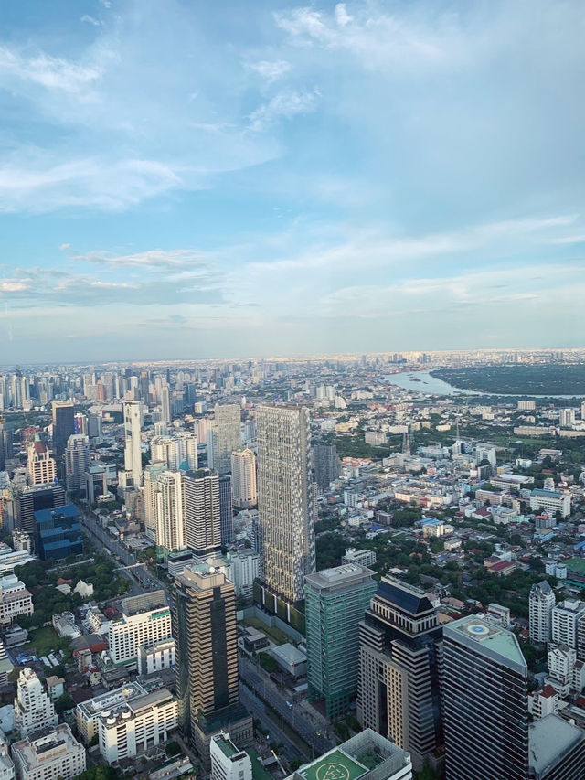 Stunning Skyline view of Bangkok City