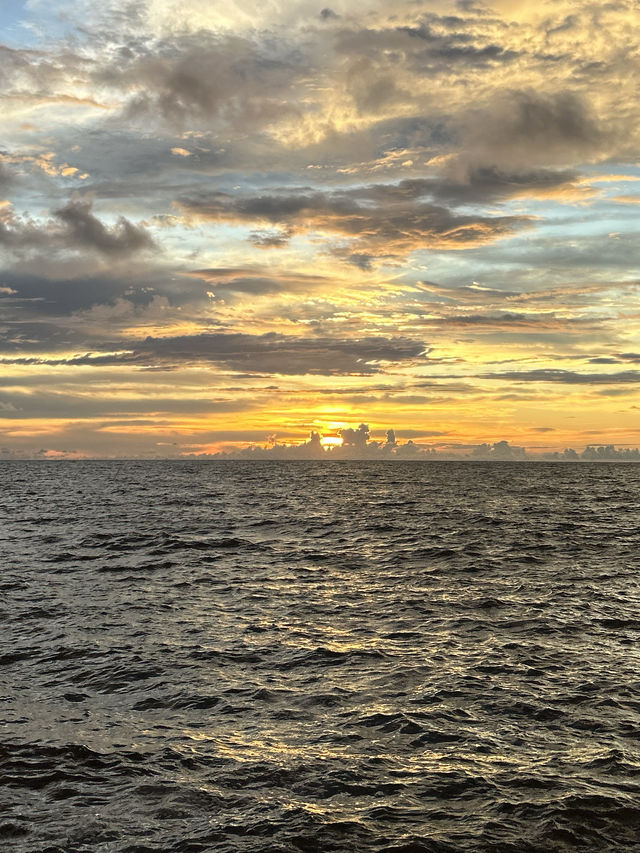 Beautiful Sunset in Miri, Sarawak