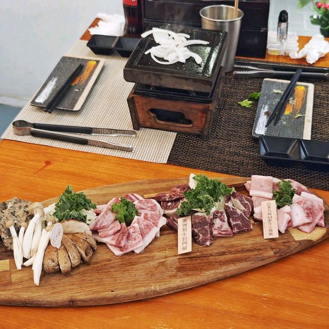慢活☺️享受🇯🇵和牛🥩石燒🔥二人餐