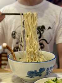 The famous Chinese noodles near the Eastern Pearl 🤤🍜