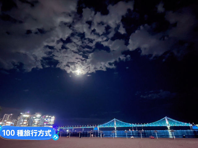 韓國釜山 廣安沙灘怎麼這麼舒服 Gwangali Beach