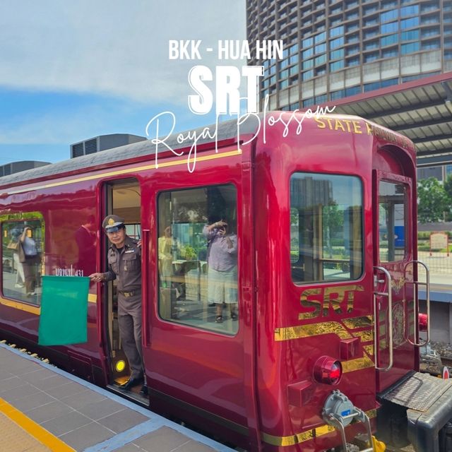 🌸 นั่งรถไฟ Royal Blossom ไปเที่ยวหัวหินกันค่า