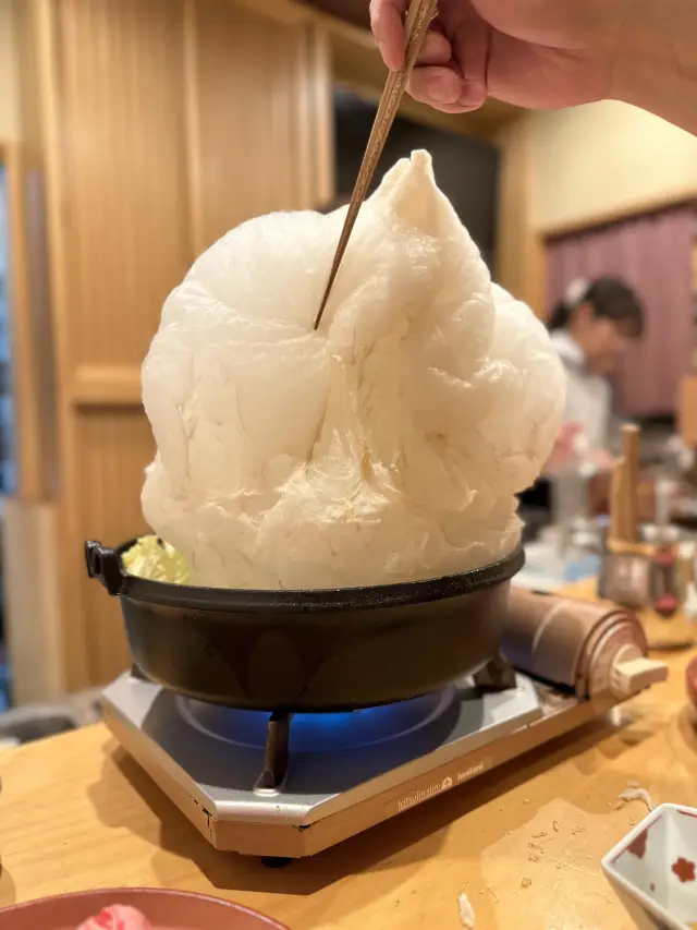 오키나와 솜사탕 스키야키 먹어본 적 있나요.