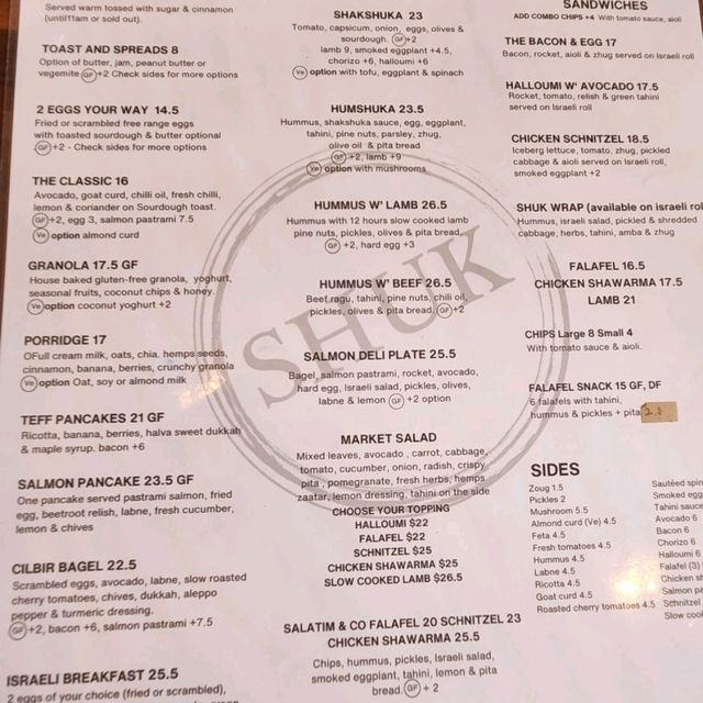 the best Isarelli Cafe in Elizabeth Bay