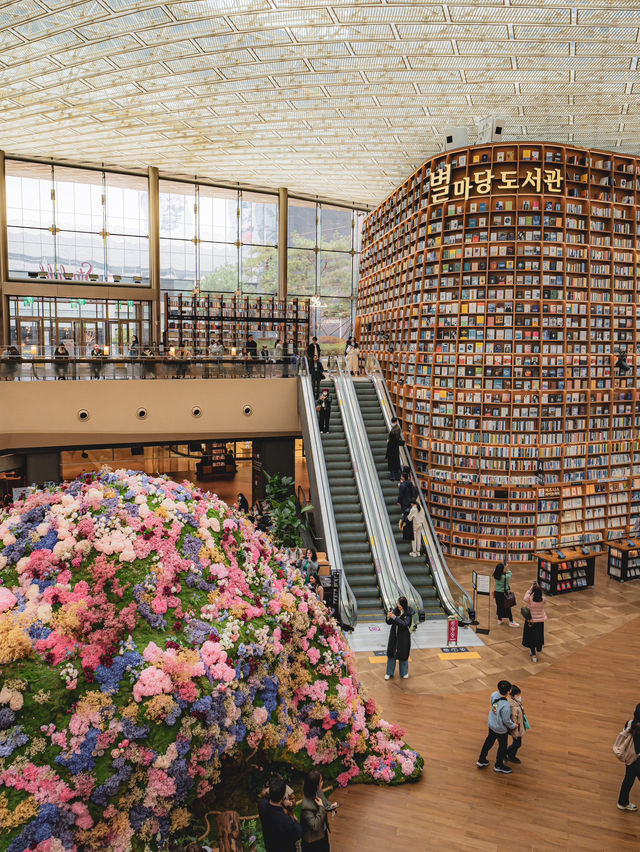 【韓国】ソウル🇰🇷星の庭🌌巨大図書館