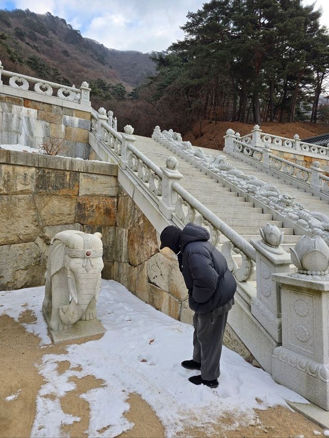 눈내린 풍경까지 아름다웠던 봉화 축서사💛