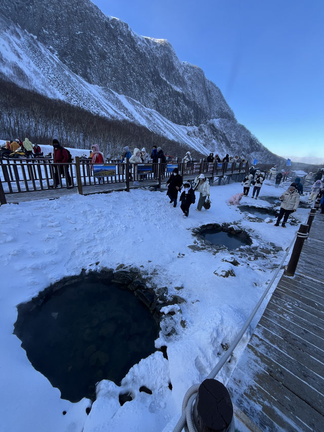 Changbai Waterfall in Winter: A Frozen Marvel