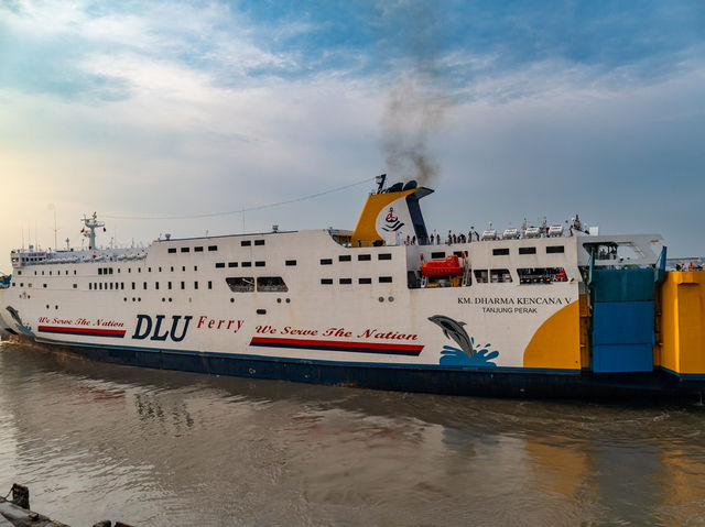 The biggest ferry in Indonesia 