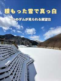 【栃木×湯西川】雪で真っ白なダム 2つのダムが見られる展望台