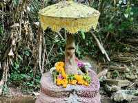 Unique temple in the wood 