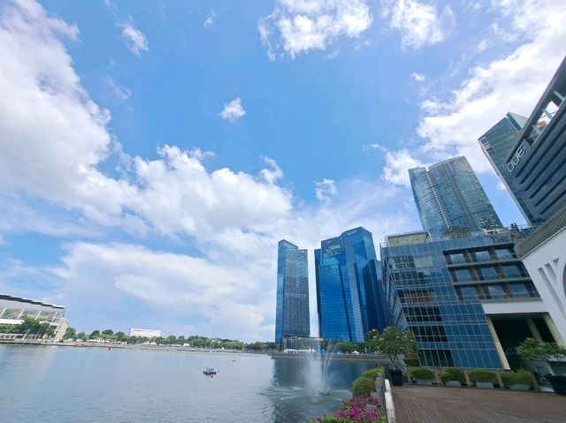 新加坡旅遊🥳熱門高質打卡景點📸魚尾獅公園😍欣賞濱海灣超美海景風景💓